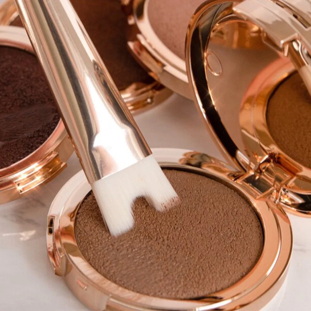 Iconic London Precision Duo Contour Double-Ended Makeup Brush